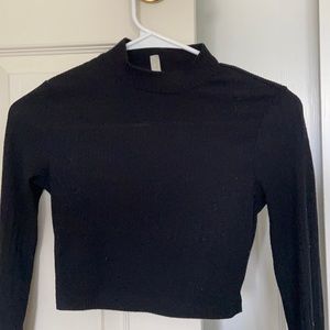 free people cropped long sleeve